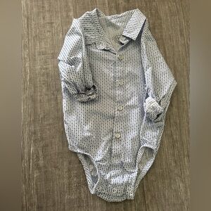 Button down onesie
